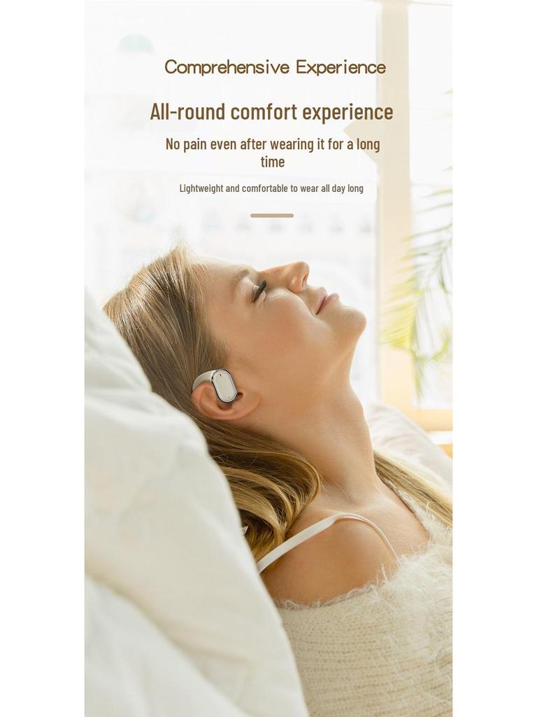 X93 Cross-border Wireless Bluetooth Clip-on Earbuds with Noise Cancelling & Large Battery