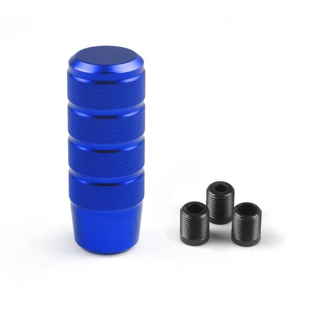 95MM Universal Non-Slip Gear Shift Knob Manual Transmission Aluminum Knurled Shifter Lever Knob