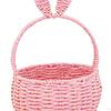 Woven Basket ,Storage with Handle Easter Decoration Braided Hand for