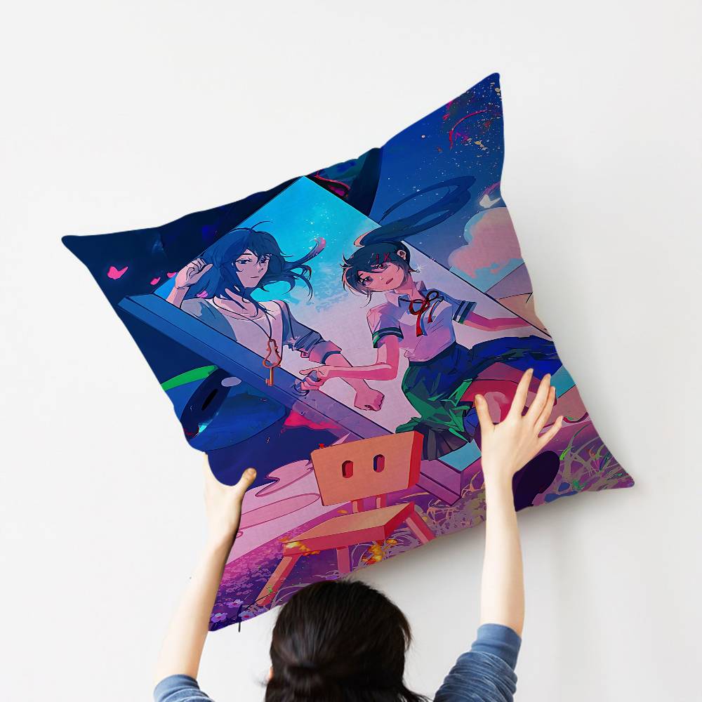 Japanese Anime Suzume Pillowcases Home Bedding Decorative Pillow Cover Wedding Super Soft Pillow Case
