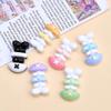 Colorful Cartoon Fish Bone Resin Hair Clips & DIY Croc Charms for Kids