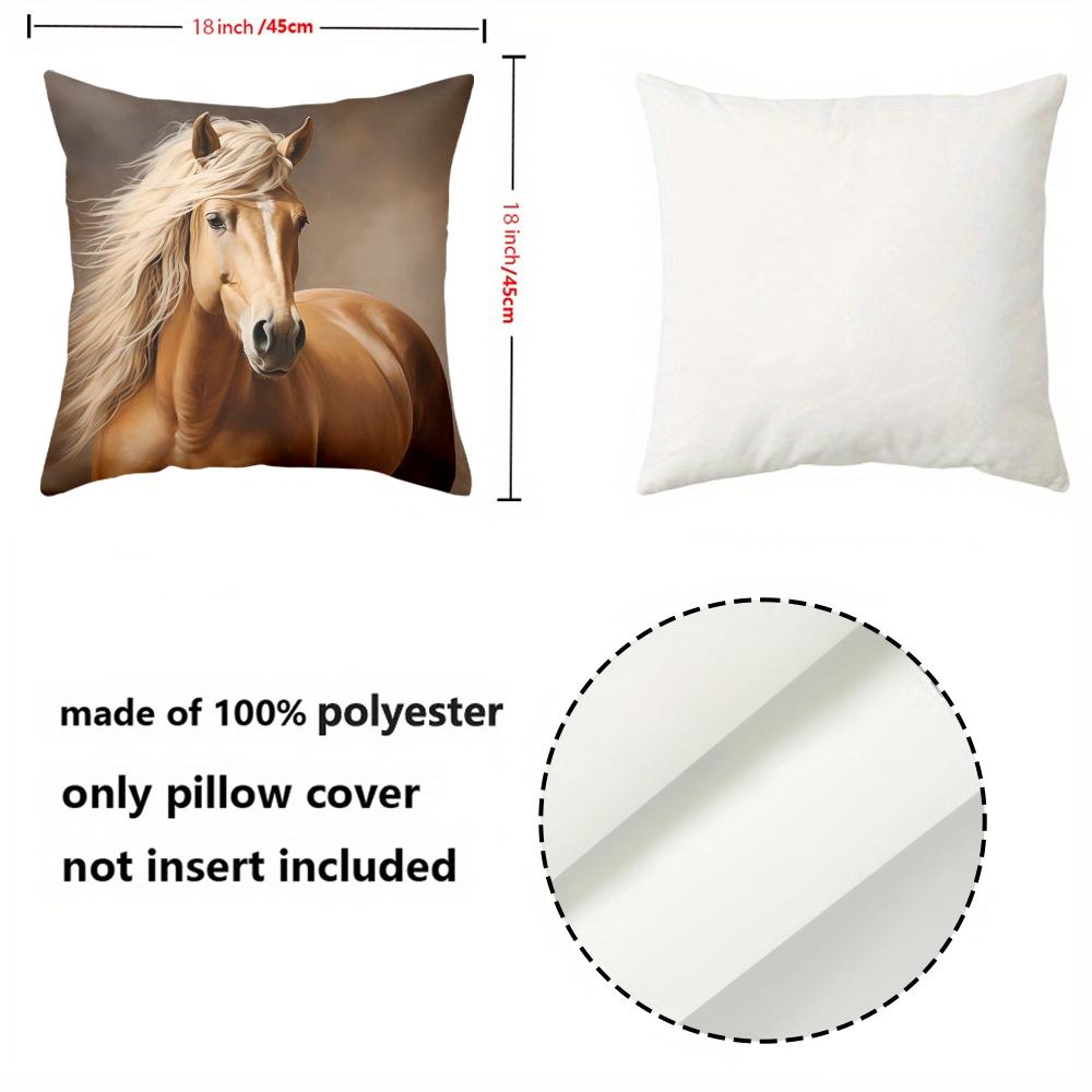 Beautiful Horse Pattern Decorative Cushion Covers For Home Polyester pillowcase, sofa decorative cushion cov Headboard Pillow