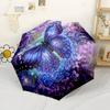 Butterfly Dreams In Lilacs Automatic Umbrella Sturdy 8-Rib Shaft Sturdy Construction All-Season Use Stylish Accessory Stylish Gift for Women