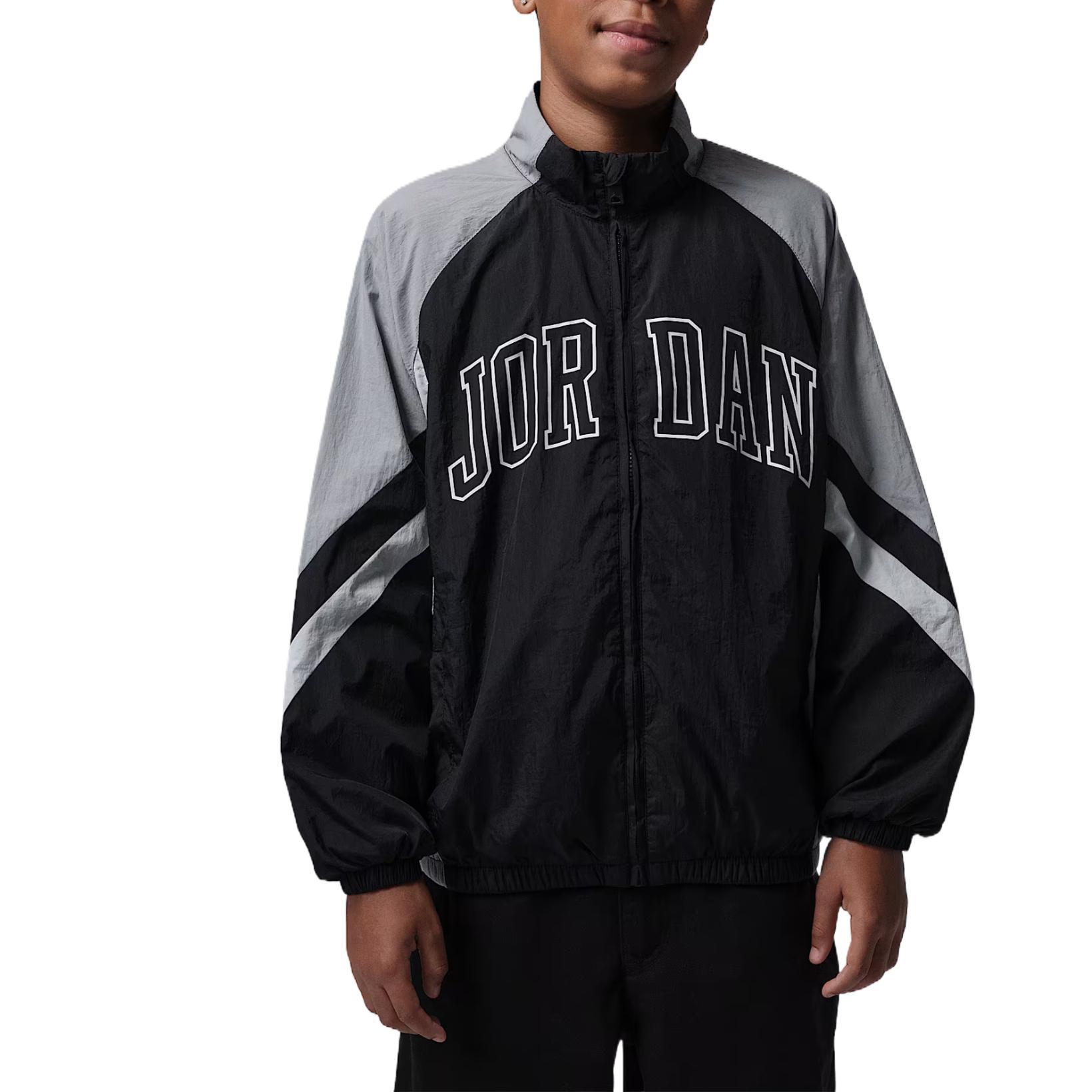 Jordan Jacket Draft Stand Collar Long Sleeve Color Block Kids Kids jackets IZ7200-010 S