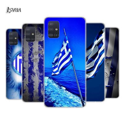 Griechenland Griechischen nationalen flagge Für Samsung Galaxy A01 A11 A12 A22 A21S A31 A41 A42 A51 A71 A32 A52 A72 A02S weiche Telefon Fall