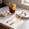 Stainless Steel Coffee Stirring Spoon For Office Use With Long Handle And Modern Design