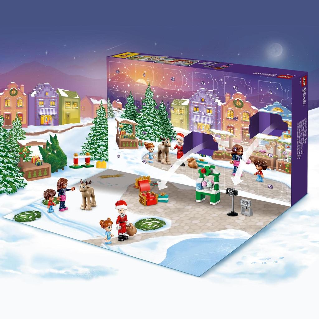 LEGO Friends LEGO® Friends Advent Calendar 41706, a toy block gift for girls ages 6 and up, perfect for holidays and anniversaries.