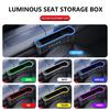 Organizér do mezery autosedačky Úložný box Kapsa Multifunkční Pro Volvo S60 S90 XC40 XC60 XC90 V60 V90 se 2 USB nabíječkami Barevné LED