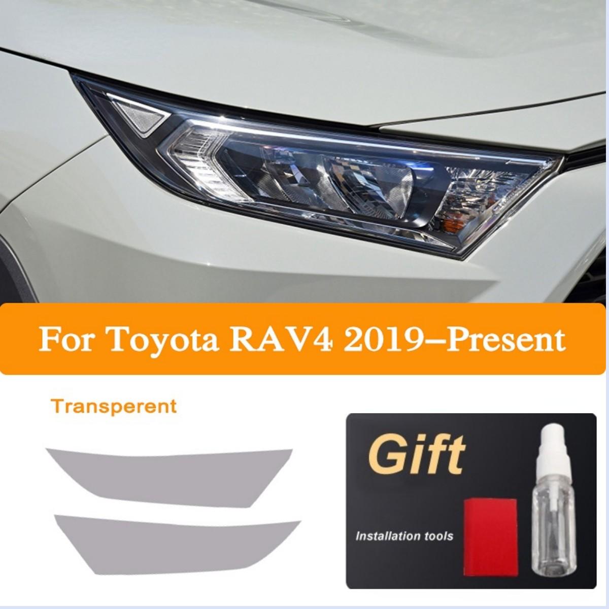 

Обновление для Toyota RAV4 2019 2020 XA50 автомобильная тонировка фар черная защитная пленка защита прозрачная наклейка TPU аксессуары прозрачный