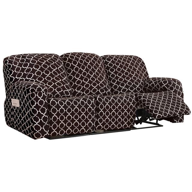 Copridivano Reclinabile Estivo Elasticizzato Spandex Copridivani Stampato Copripoltrona Fodera Protettore Mobili Divano