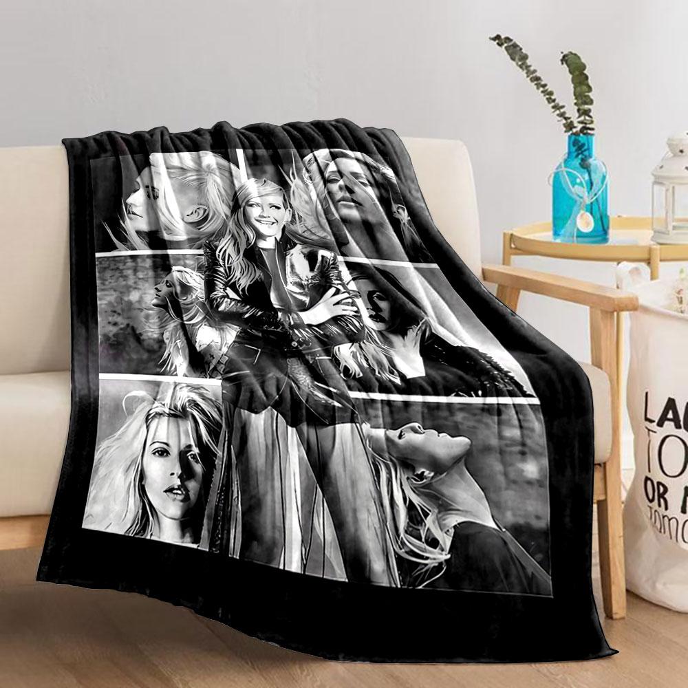 Monochrome Fashion Collage Blanket for all seasons blanket lunch break throw gift