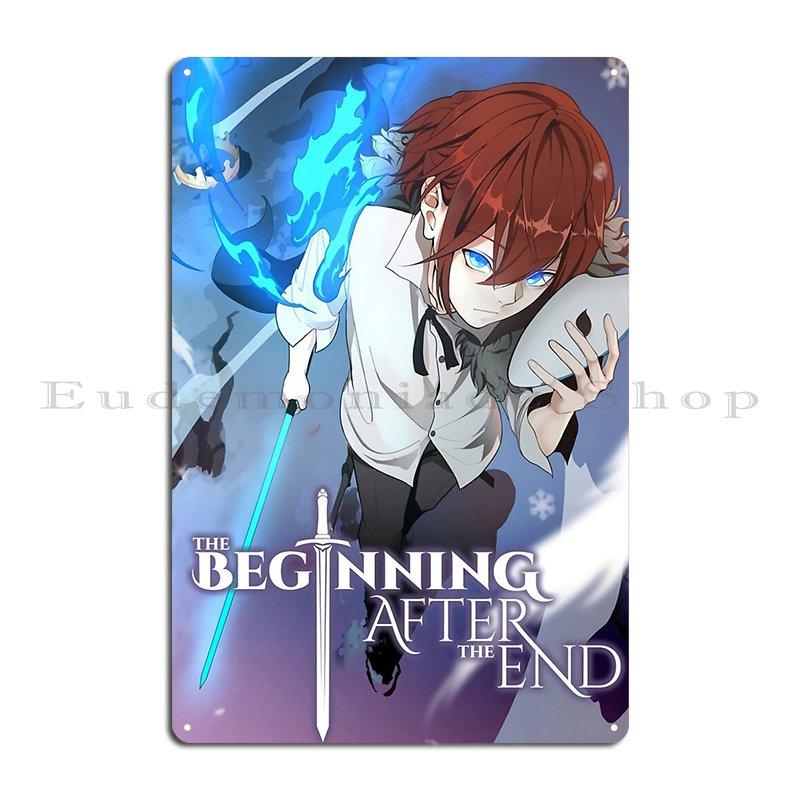 

Arthur The Beginning After The End King Arthur Leywin Cover image Metal Plaque Party Plates Design Plaques Tin Sign Poster 20x30cm