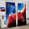 Boxing Window Curtains for Adult Teens Boys Bedroom Living Room Home Decor Curtain Panels Competitive Game Boxing for Home