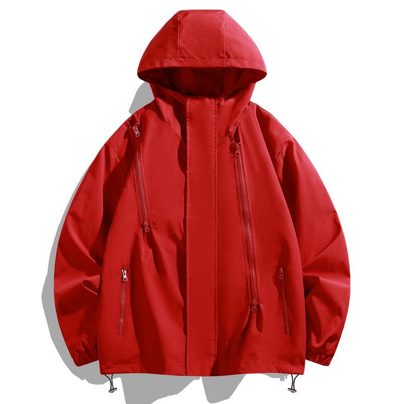 Jacket Men's Jacket Spring and Autumn Fashion Brand New Casual Hooded Outdoor Couple Student Men's Top