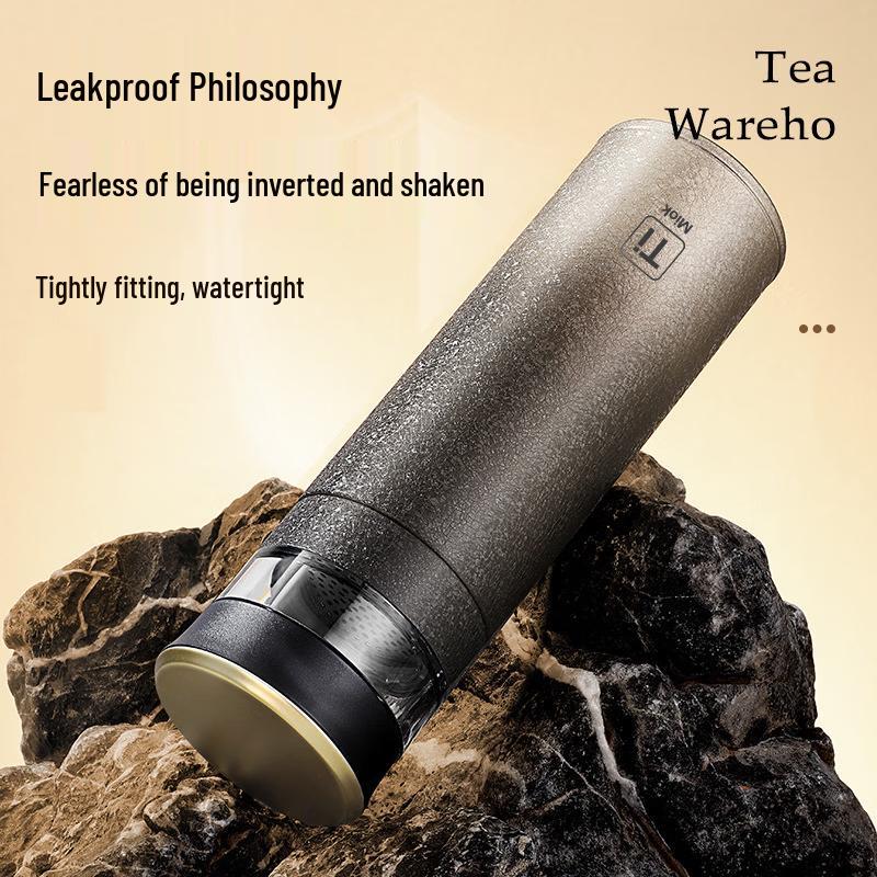 Shangqi Double-Layer Titanium Tea Infuser Insulated Bottle