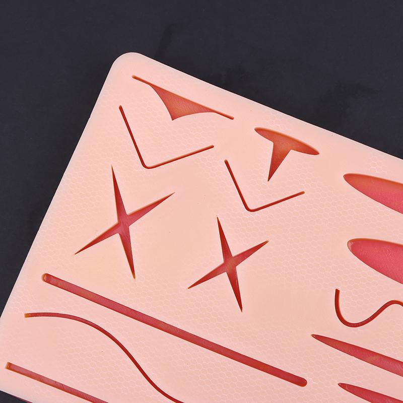 Suture Silicone Surgical Training Skin Medical Silicone Suture Practice Pad Reusable Teaching Model