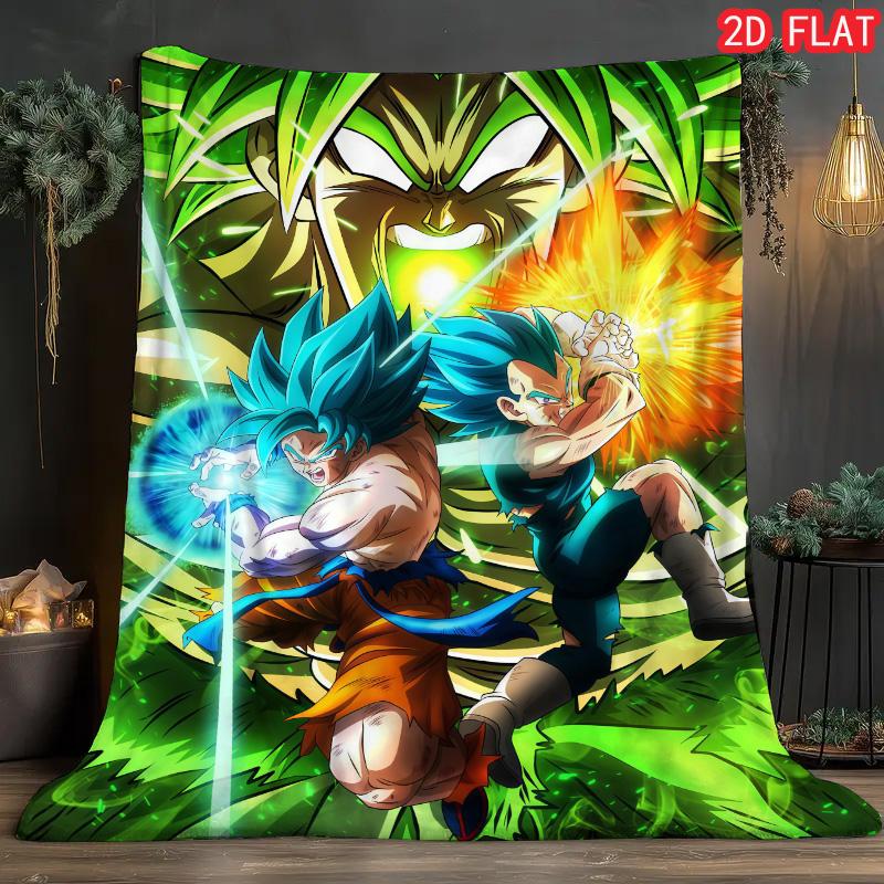 

Dragon Ball Game Room Blanket Lightweight Warm Flannel Blanket for Gaming Leisure Relax THW 75x90cm