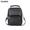 Men'S Crossbody Bag Large Capacity Vertical Leather Shoulder Bag Commuting Men'S Portable Crossbody Bag