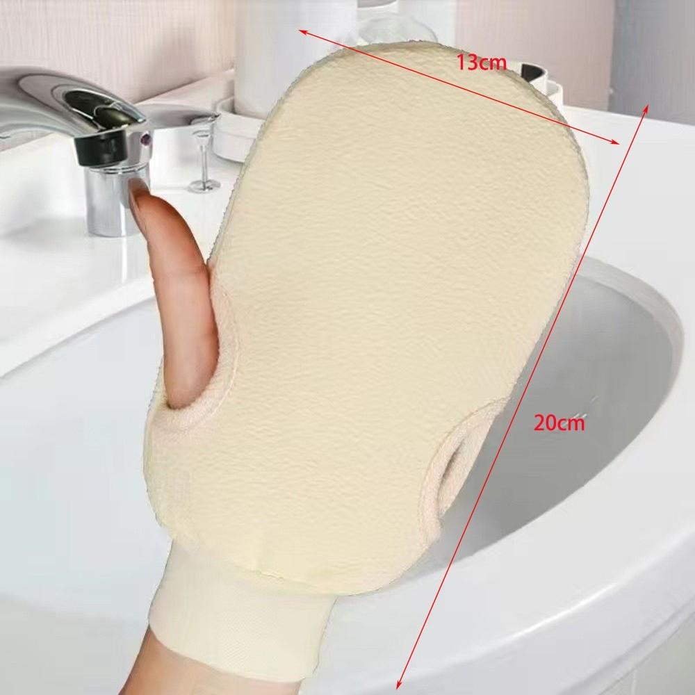 Thick Fabric Shower Body Glove Double Sided Body Scrub Mitt Practical SPA Bath Glove For Men
