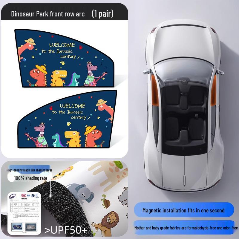Magnetic Car Sun Shade Curtain for Baby - Side Window Sun Block & Privacy Protection