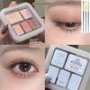 Blue and Black Diamond in the Debris Smoky Makeup! Five Colors Eye Shadow Plate Matte Shimmer Cement Gray Earth Color Makeup 2025 New Arrival