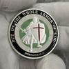 Armor of God Coin 1.57" Diameter Metal Souvenir Coin Put on The Whole Armor of God Double-Sided Armored Soldier Challenge Coin for Military Church