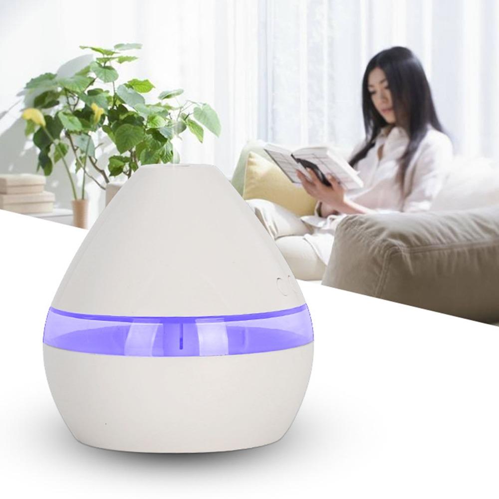 Plastic Essential Oil Diffuser White Cold Mist Maker Quiet Air Humidifier Home Decoration