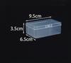 Transparent Rectangle PP Plastic Storage Box for Hardware & Electronic Components