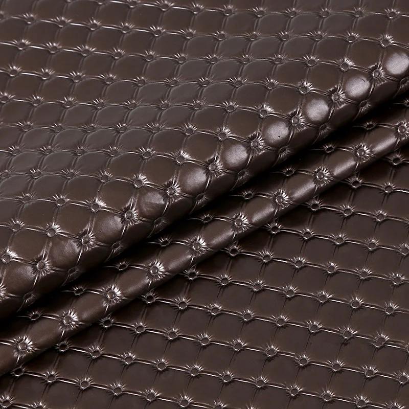 100x138cm Artificial Synthetic PU Leather Fabric For Diy Background Wall Sliding Door Bedhead Upholstery Decor Material