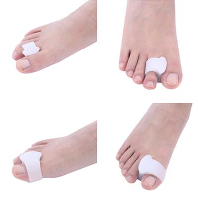 1 Pair Silicone Corrector Toe Separator Straightener Pain Relief Tool