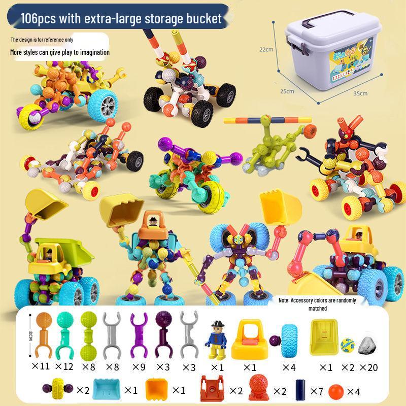 Multifunctional Children's Creative Building Blocks Toy Set