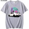 Anime T Shirt For R35 Skyline GTR Vaporwave JDM Legend Car Print Shirt Men Short Sleeve 100% Cotton Graphic T Shirts