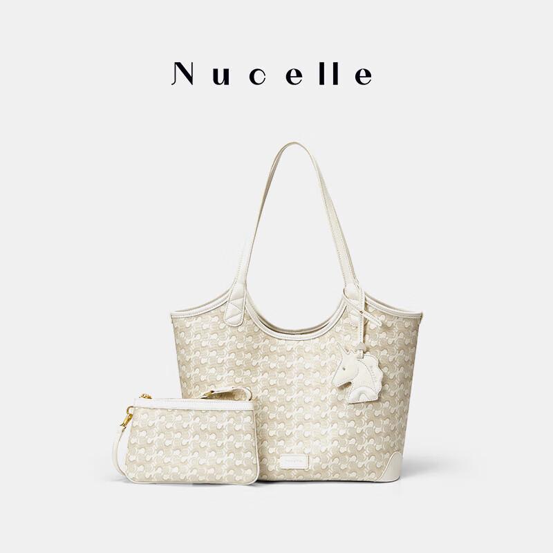NUCELLE Wave Tote Bag with Inner Pouch