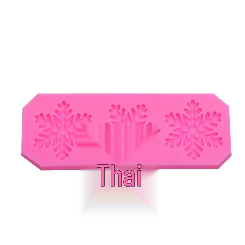 Christmas Snowflake Silicone Molds for Cake, Chocolate, DIY Baking & Decoration