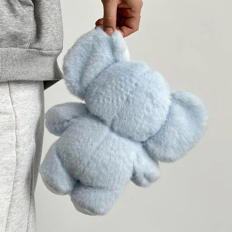 25Cm Elephant Plush Toy Fluffty Toy Cute Soft Stuffed Animal Doll Kids Birthday Gift Home Decor