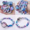 KPop Demon Hunters Bracelets Girls Fashion Beaded Wristband Cute Cartoon Figure Jewelry Accessories Children Christmas Gift Toys