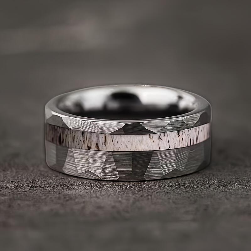 Bestselling Colorful Rhombus Edge Stainless Steel Ring Set - Unique and Fashionable Jewelry