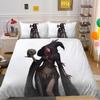 Skull Printing Bedding Cover Bedspreads Teens Double Size Bed Set Cover Microfiber Highend Home Bedclothes