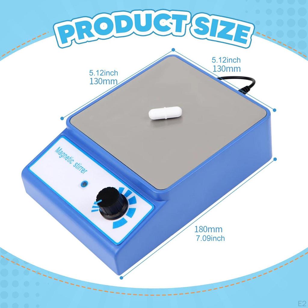 Magnetické míchadlo 3000 ot/min Snadné použití Silné přenosné míchací zařízení pro laboratoř