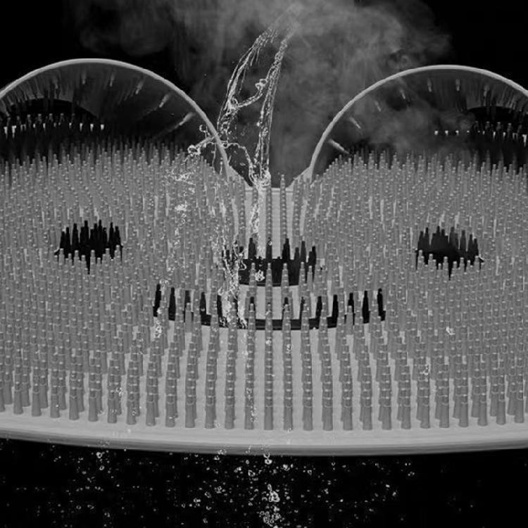 Badezimmermatte Badezimmer-Sicherheitsmatte Silikon Peeling Duschmatte Mit Süßem Hasendesign Für Fußgesundheit 30cm