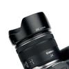 JJC Reversible Lens Flower Compatible with Canon RF 24mm MACRO IS STM Includes Cleaning Cloth EW-65B Hood, Shape, F1.8 Lens,