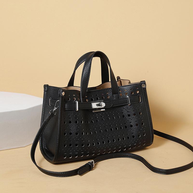 Premium Hollow Handbag Bag Women's New Fashion Versatile Shoulder Messenger Bag Commuter Tote Bag