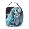 Hatsune Miku Insulated Lunch Bag Leakproof Lunch Container Cooler Bag Lunch Box Tote Office Travel Bento Pouch