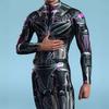 Halloween Cosplay Adult Jumpsuits With Mechanical Print For Play Character