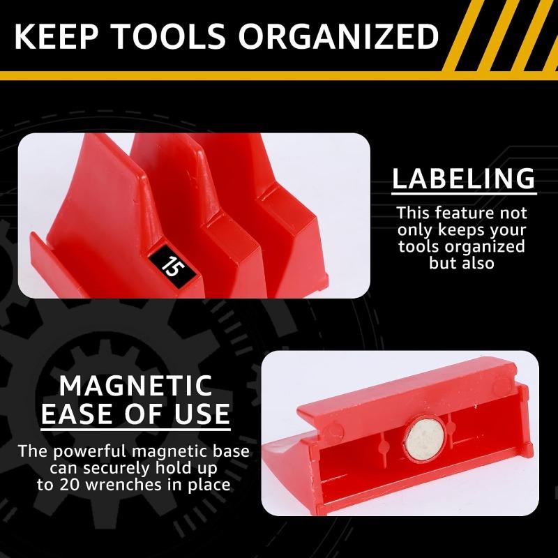 Magnetický organizér na klíče Stojan na nářadí Zásobníky na nářadí Stojan na organizér klíčů do boxu na nářadí Magnetický držák na klíče
