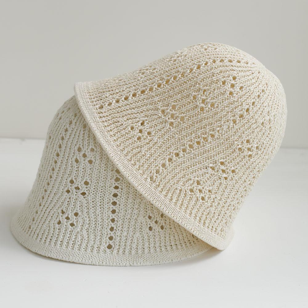 New Sun Hat Brim Floppy Summer Hats For Women Beach Panama Straw Dome Weave Bucket Hat Hollow Out Female Hat Knitted Women Hat