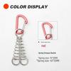 Outdoor Camping Tent Wind Rope Hook with Octopus Buckle and Deck Gap Fixing Nail