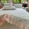 2026 King Size Quilted Bedspread - All-Cotton Coarse Cloth Lace