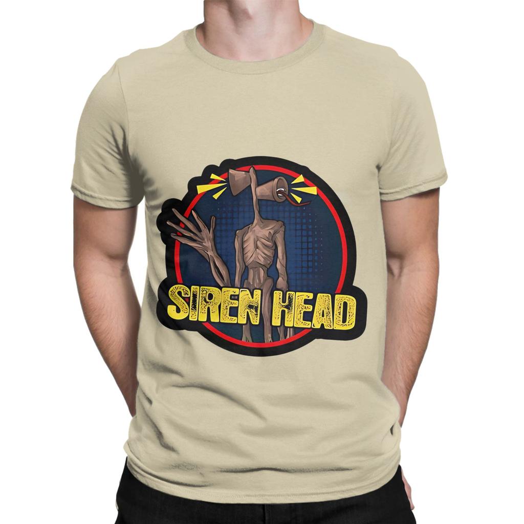 Serin Head Meme Novelty Graphic 100 Cotton TShirt Siren Head Tees Tops For Unisex
