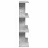 Wall Shelf Wall Mount Gray 56 x 20 x 90 cm Particleboard
